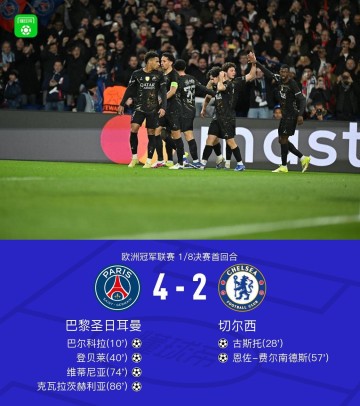 星空体育app-XbotGo丨巴黎4-2切尔西，巴尔科拉、恩佐破门，KK7世界波
